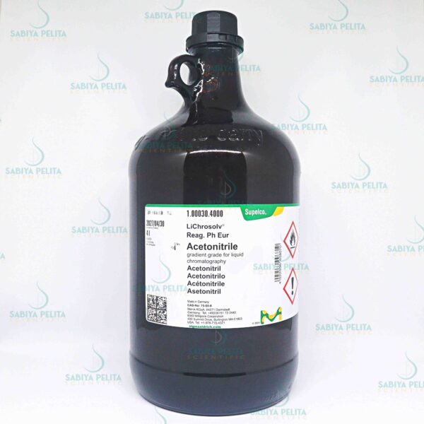 Acetonitrile (GC), gradient grade, suitable for HPLC LiChrosolv® Merck 1.00030.4000