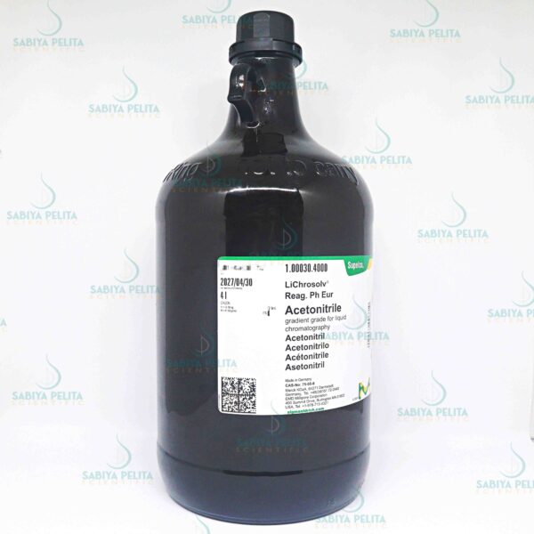 Acetonitrile (GC), gradient grade, suitable for HPLC LiChrosolv® Merck 1.00030.4000