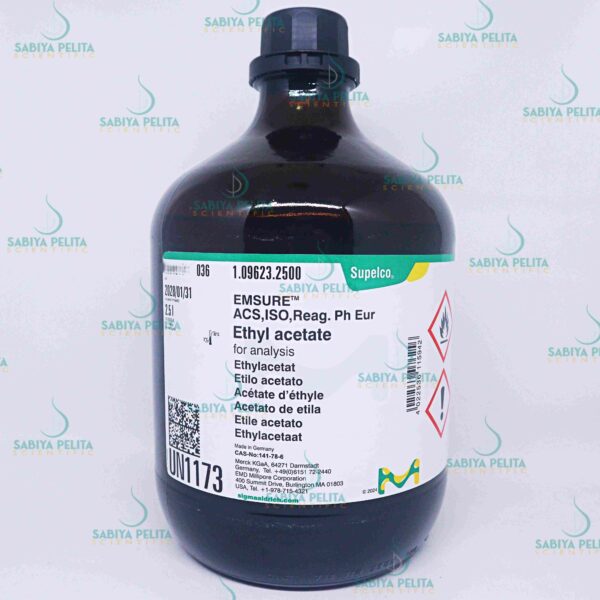 Ethyl acetate for analysis EMSURE® Merck 1.09623.2500