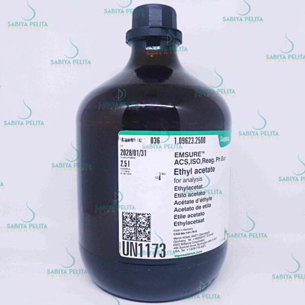 Ethyl acetate for analysis EMSURE® Merck 1.09623.2500