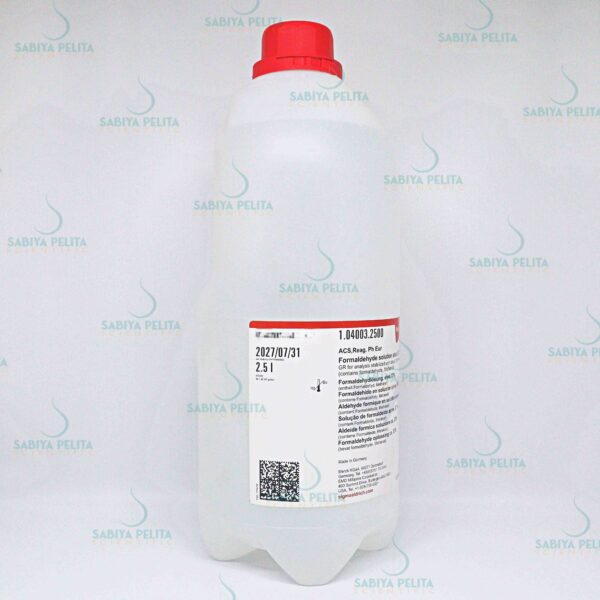 Formaldehyde solution about 37% GR for analysis Merck 1.04003.2500