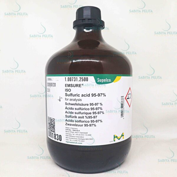 Sulfuric acid 95-97% for analysis Merck 1.00731.2500