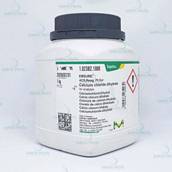 Calcium chloride dihydrate for analysis EMSURE® Merck 1.02382.1000
