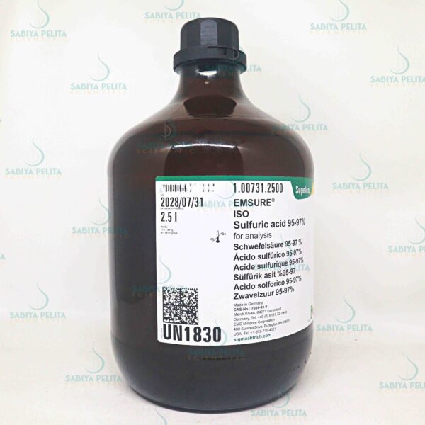 Sulfuric acid 95-97% for analysis Merck 1.00731.2500