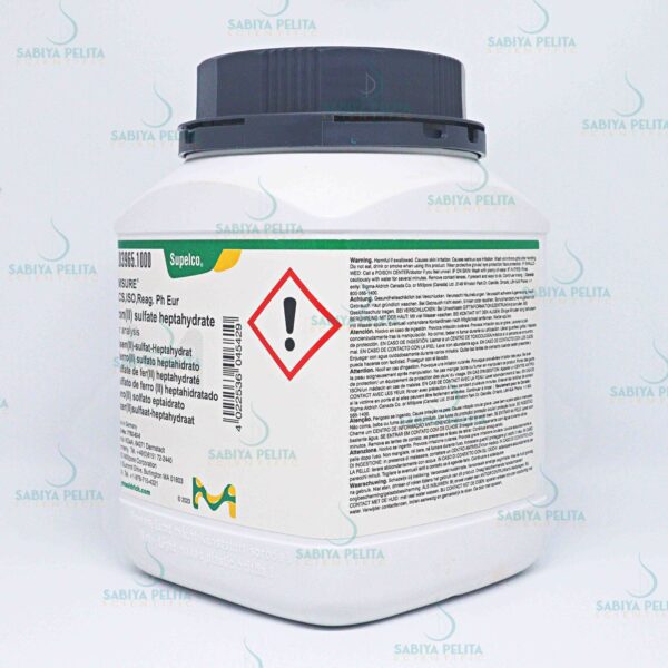 Iron(II) sulfate heptahydrate for analysis EMSURE® Merck 1.03965.1000