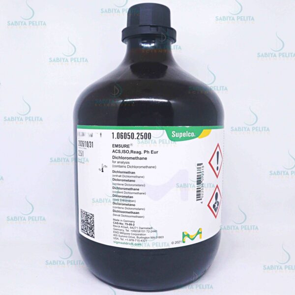 Dichloromethane for analysis EMSURE® Merck 1.06050.2500
