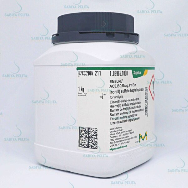 Iron(II) sulfate heptahydrate for analysis EMSURE® Merck 1.03965.1000