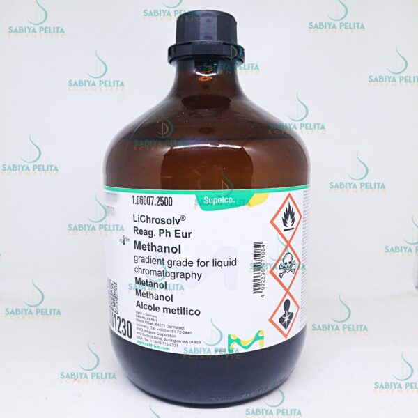 Methanol (GC), gradient grade, suitable for HPLC, LiChrosolv® Merck 1.06007.2500