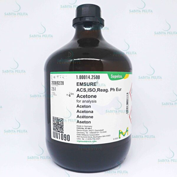 Acetone for analysis EMSURE® Merck 1.00014.2500