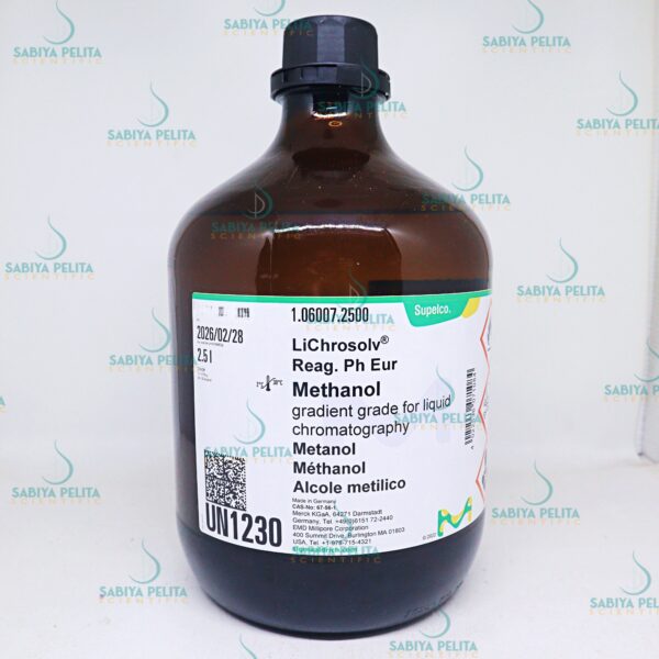 Methanol (GC), gradient grade, suitable for HPLC, LiChrosolv® Merck 1.06007.2500