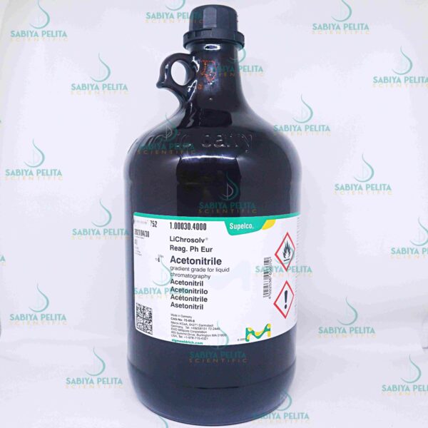 Acetonitrile (GC), gradient grade, suitable for HPLC LiChrosolv® Merck 1.00030.4000