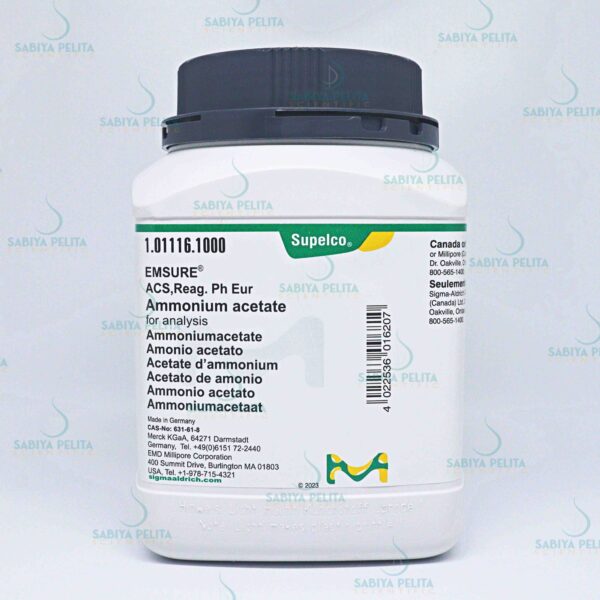 Ammonium acetate for analysis EMSURE® Merck 1.01116.1000