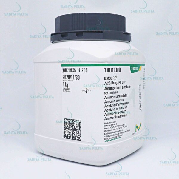 Ammonium acetate for analysis EMSURE® Merck 1.01116.1000