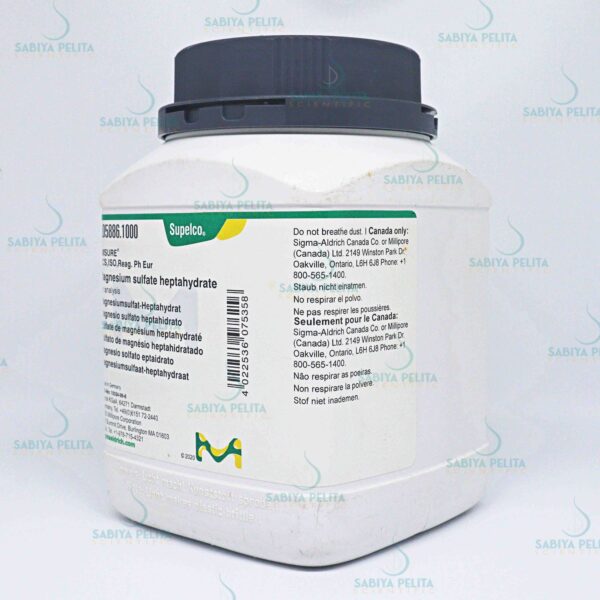 Magnesium sulfate heptahydrate for analysis EMSURE® Merck 1.05886.1000