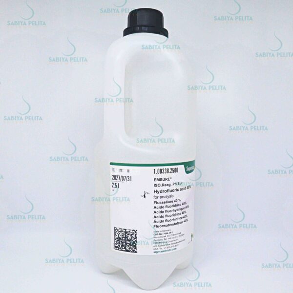 Hydrofluoric acid 40% for analysis EMSURE® Merck 1.00338.2500