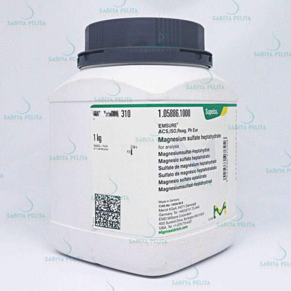 Magnesium sulfate heptahydrate for analysis EMSURE® Merck 1.05886.1000