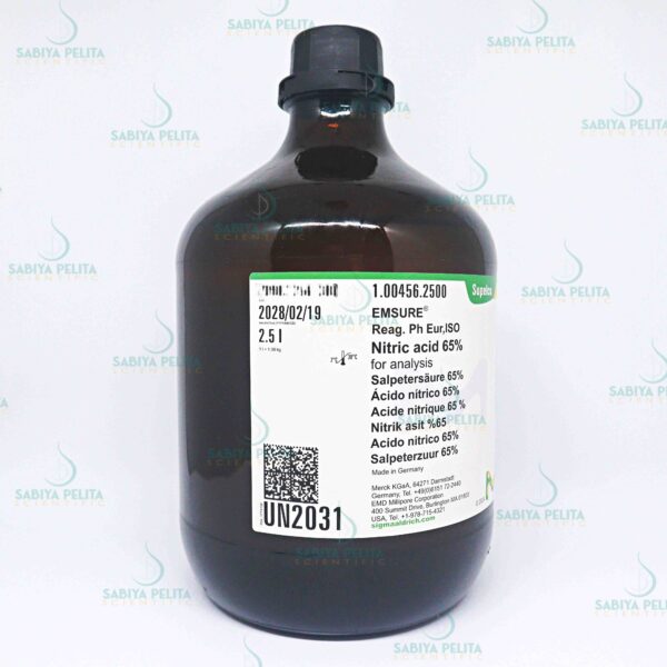 Nitric acid 65% for analysis EMSURE® Merck 1.00456.2500