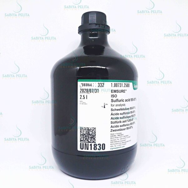 Sulfuric acid 95-97% for analysis Merck 1.00731.2500