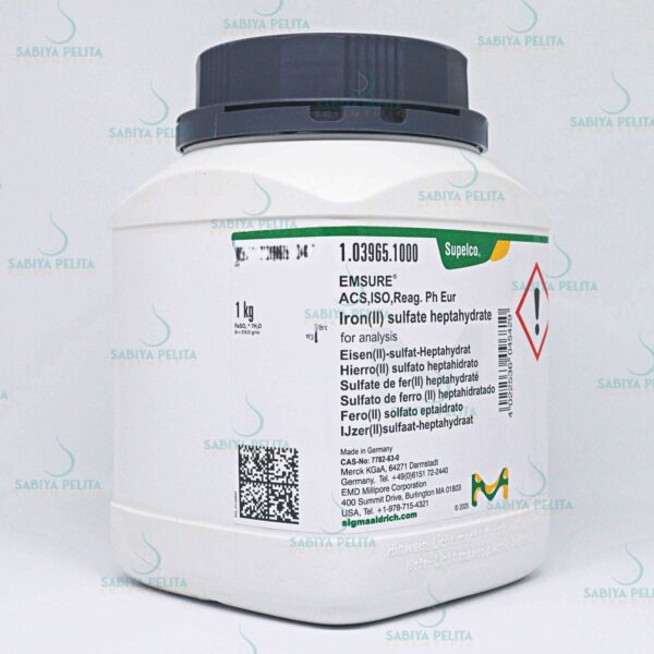 Iron(II) sulfate heptahydrate for analysis EMSURE® Merck 1.03965.1000