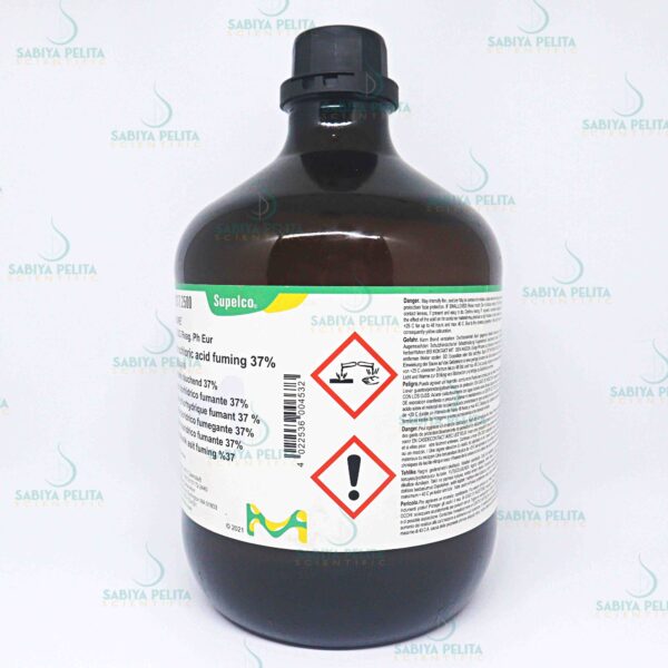 Hydrochloric acid 37%, for analysis EMSURE® Merck 1.00317.2500