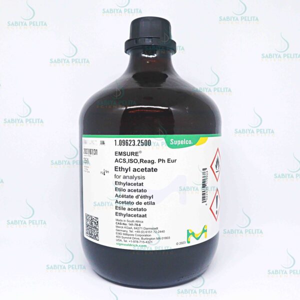 Ethyl acetate for analysis EMSURE® Merck 1.09623.2500