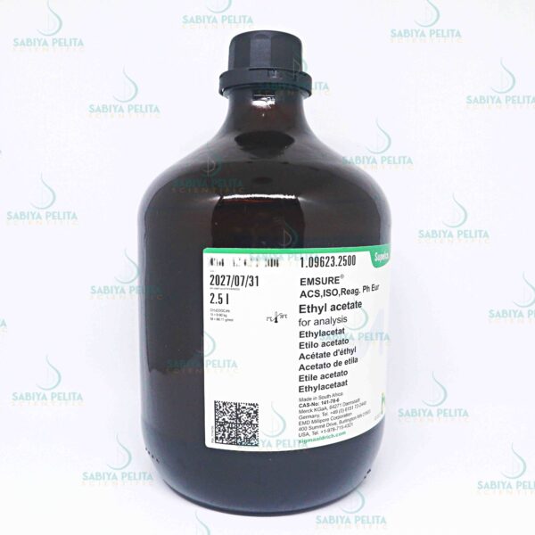 Ethyl acetate for analysis EMSURE® Merck 1.09623.2500