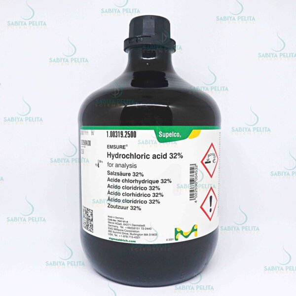 Hydrochloric acid 32%, for analysis EMSURE® Merck 1.00319.2500
