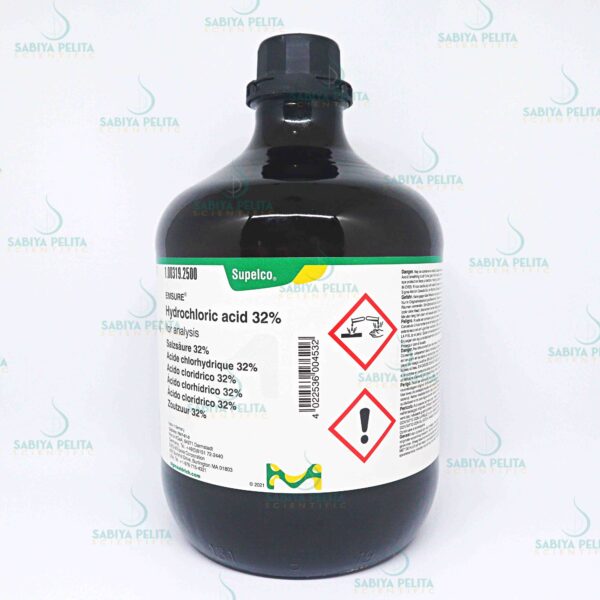 Hydrochloric acid 32%, for analysis EMSURE® Merck 1.00319.2500