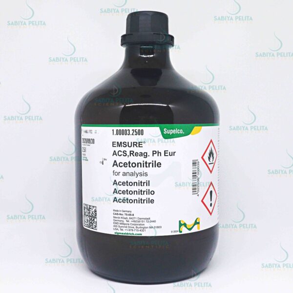 Acetonitrile for analysis EMSURE® Merck 1.00003.2500