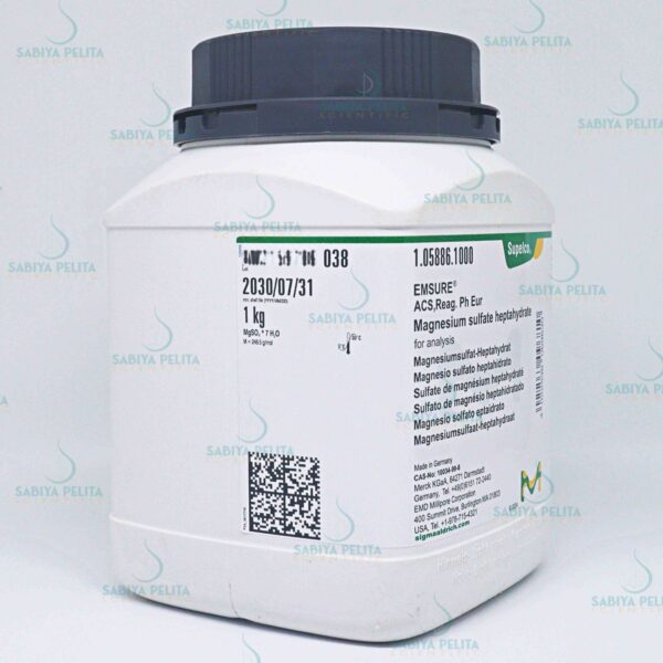 Magnesium sulfate heptahydrate for analysis EMSURE® Merck 1.05886.1000