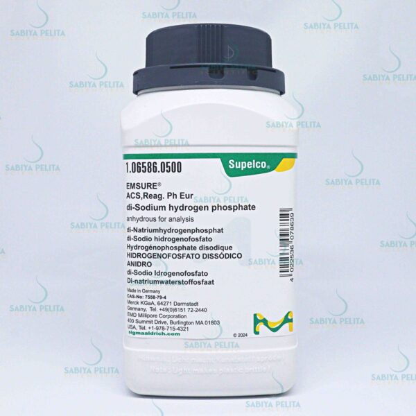 di-Sodium hydrogen phosphate anhydrous for analysis EMSURE® Merck 1.06586.0500