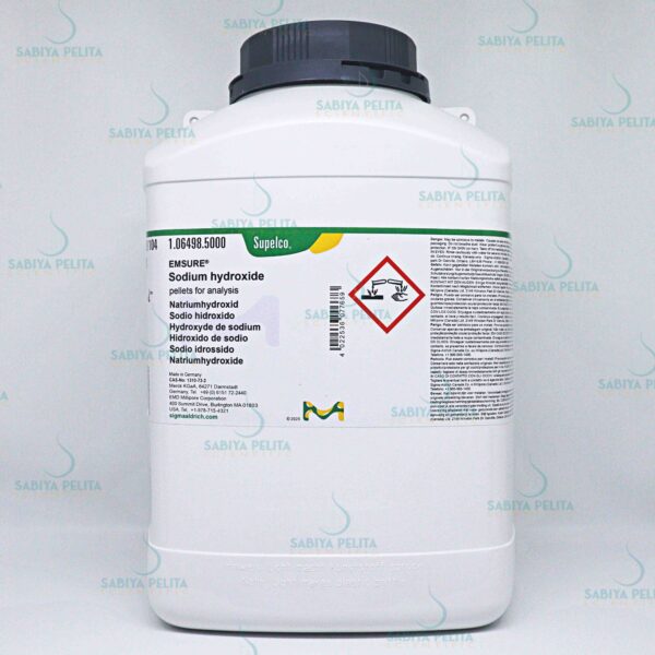 Sodium hydroxide pellets for analysis EMSURE® Merck 1.06498.5000