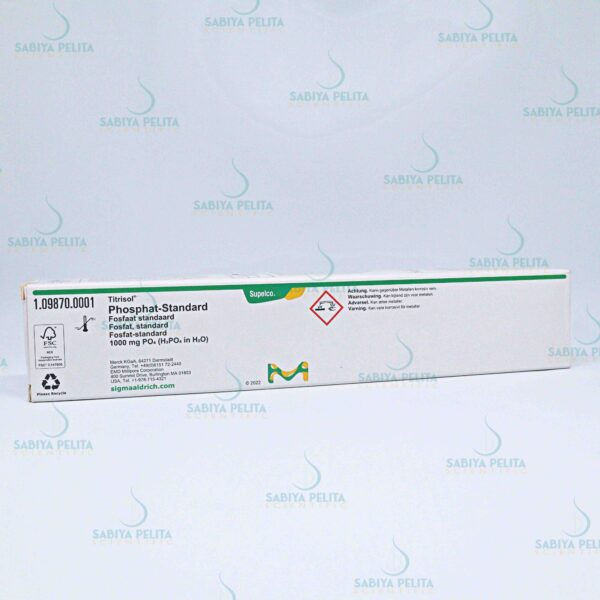 Phosphate standard 1000 mg PO₄ (H₃PO₄ in H₂O) Titrisol® Merck 1.09870.0001