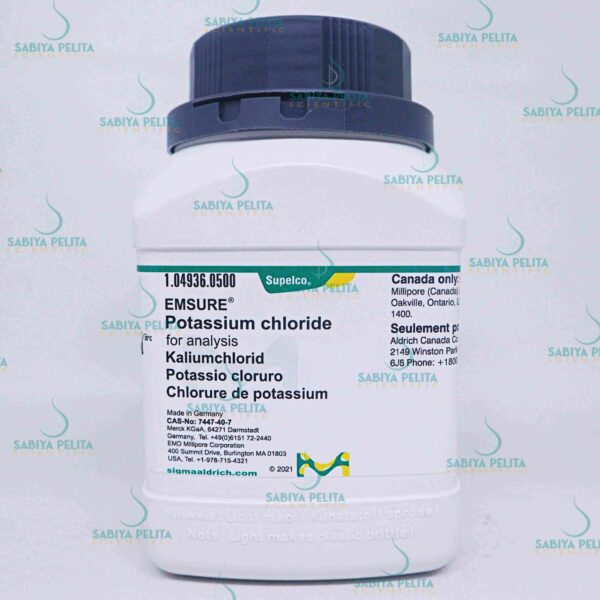 Potassium chloride for analysis EMSURE® Merck 1.04936.0500