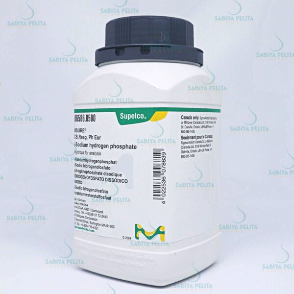 di-Sodium hydrogen phosphate anhydrous for analysis EMSURE® Merck 1.06586.0500