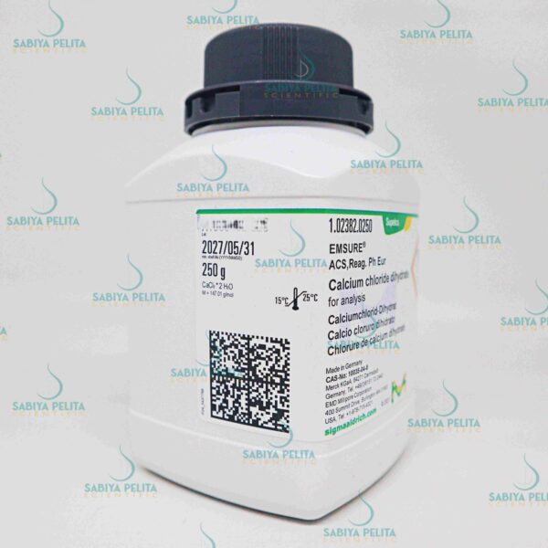 Calcium chloride dihydrate for analysis EMSURE® Merck 1.02382.0250