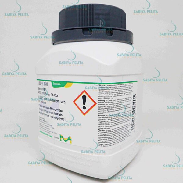 Citric acid monohydrate for analysis EMSURE® Merck 1.00244.0500