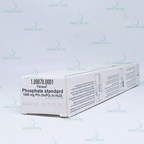 Phosphate standard 1000 mg PO₄ (H₃PO₄ in H₂O) Titrisol® Merck 1.09870.0001