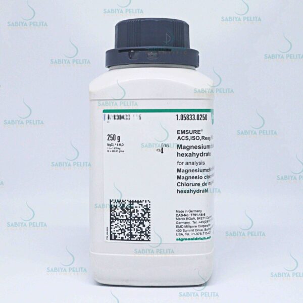 Magnesium chloride hexahydrate for analysis EMSURE® Merck 1.05833.0250