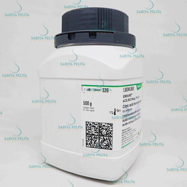Citric acid monohydrate for analysis EMSURE® Merck 1.00244.0500