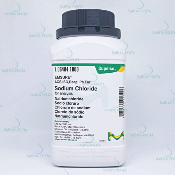 Sodium chloride for analysis EMSURE® Merck 1.06404.1000