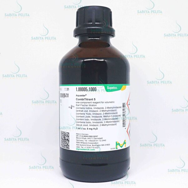 CombiTitrant 5 for volumetric Karl Fischer titration Aquastar® Merck 1.88005.1000