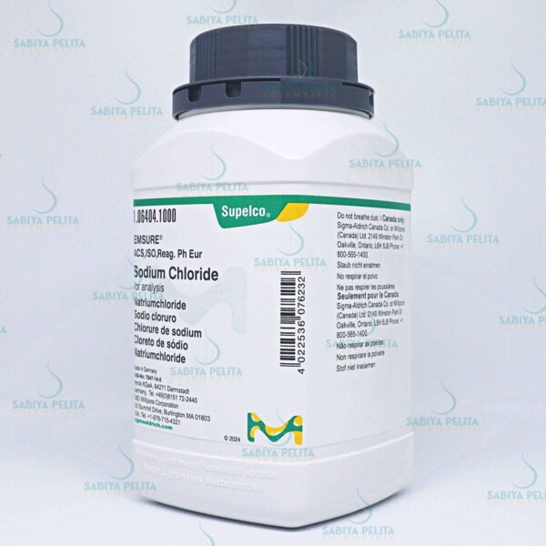 Sodium chloride for analysis EMSURE® Merck 1.06404.1000