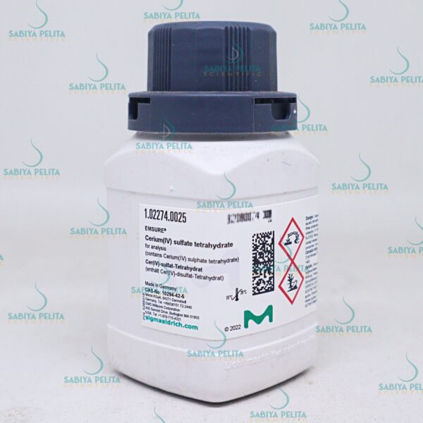 Cerium(IV) sulfate tetrahydrate for analysis EMSURE® Merck 1.02274.0025