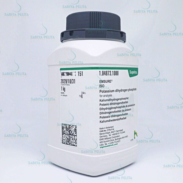 Potassium dihydrogen phosphate for analysis EMSURE® Merck 1.04873.1000