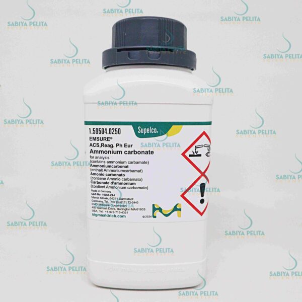 Ammonium carbonate for analysis EMSURE® Merck 1.59540.0250