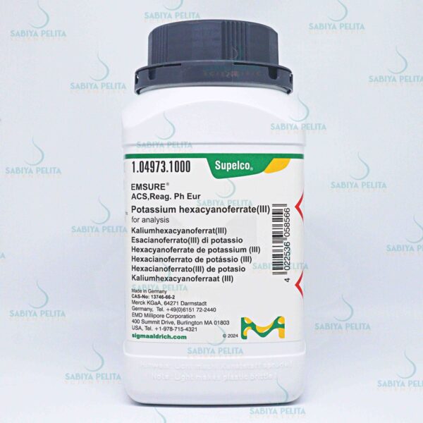 Potassium hexacyanoferrate(III) for analysis EMSURE® Merck 1.04973.1000