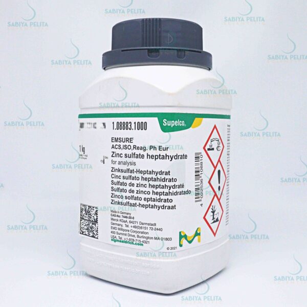 Zinc sulfate heptahydrate for analysis EMSURE® Merck 1.08883.1000