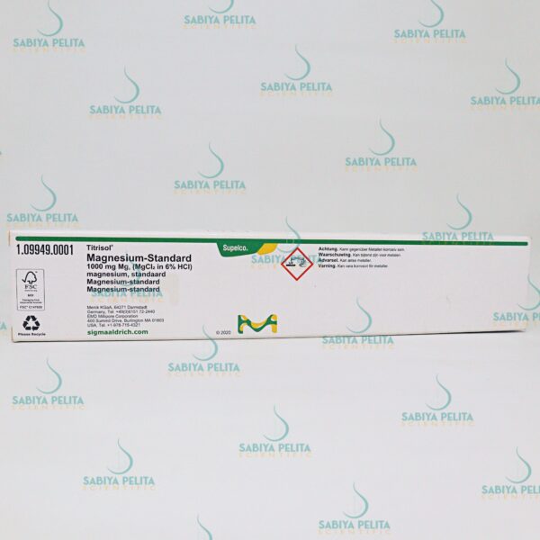Magnesium standard 1000 mg Mg, (MgCl₂ in 6% HCl) Titrisol® Merck 1.09949.0001