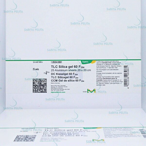 TLC aluminum sheets, Silica gel 60 F254 Merck 1.05554.0001